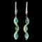 Natural Marquise Colombian Emerald Earrings