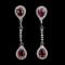 Natural Stunning  Ruby Earrings