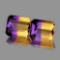 NATURAL TOP ANAHI AMETRINE Pair 14x12 Mm - FL