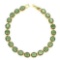 Natural Columbian Green Emerald Black Spinel Bracelet