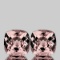 Natural Peach Pink Morganite Pair 6.92 Cts [VVS]