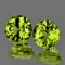 Natural AAA Canary Green Mali Garnet Pair{Flawless-VVS}