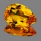 Natural Golden Orange Citrine 14.5x10 MM - FL
