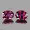 Natural AAA Raspberry Pink Rhodolite Garnet  Pair - FL