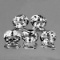 NATURAL COLORLESS WHITE TOPAZ 5 Pcs - FL