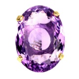 Natural Handmade Unheated Amethyst Ring