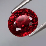 Natural Cherry Red Rhodolite Garnet 2.42 Cts Untreated