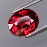 Natural Cherry Red Rhodolite Garnet 2.10 Ct Untreated