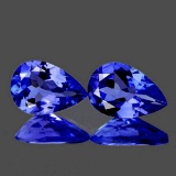 Natural Purple Blue Tanzanite Pair -  FL