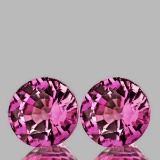 Natural Pink Burma Spinel Pair {Flawless-VVS1}