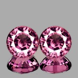 Natural  AAA Pink Burma Spinel Pair - Untreated