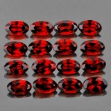 Natural Red Mozambique Garnet 25 Pcs - FL