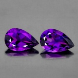 NATURAL PURPLE AMETHYST PAIR [IF-VVS]