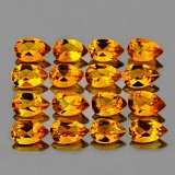 Natural GOLDEN YELLOW CITRINE 5x3 MM (16 Pcs)