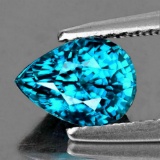 NATURAL PREMIUM ELECTRIC BLUE ZIRCON 5.85 Ct - FLawless