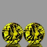 Natural Canary Yellow Mali Garnet Pair{Flawless-VVS}