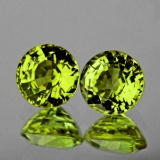 Natural AAA Canary Yellow Mali Garnet Pair 5.50 MM - FL