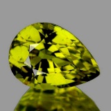 Natural AAA Canary Yellow Tourmaline 9x7 Mm - FL