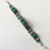 Tibet Hand Made Turquoise Bracelet