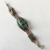 Tibet Hand Made Turquoise Bracelet