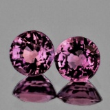 Natural Raspberry Pink Burma Spinel Pair{Flawless-VVS1}