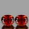 NATURAL CHAMPAGNE IMPERIAL TOPAZ Pair 11x9 MM
