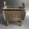 Antique Chinese Carved Bronze Dragon Incense Burner