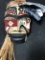 West Coast Native Hand Carved Warrior Mask