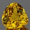 Natural AAA Golden Yellow Citrine 19 MM(Flawless-VVS1}