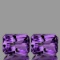Natural AAA Purple Amethyst Pair{Flawless-VVS1}