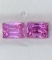Natural Vivid Pink Sapphire Pair 3.33 Cts - VVS