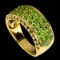 Natural Stunning  Chrome Diopside Ring