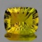 Natural ConCave Cut AAA Canary Yellow Fluorite - FL