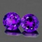 Natural Purple Amethyst Pair [VVS]