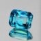 Natural Blue Zircon 3.08 Cts [Flawless-VVS]