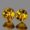 Natural  Golden Yellow Mali Garnet Pair{Flawless-VVS}