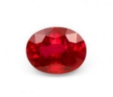 Natural Oval Red Ruby 3.58 Carats