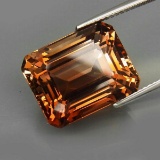Natural Peach Imperial Champagne Topaz 21.04 Carats