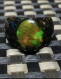 Natural Ethopian Colorfull Opal 32.00 Carats Ring