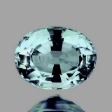 NATURAL LIGHT BLUE ZIRCON 9x7 MM - Untreated