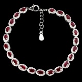 Natural Pigeon Blood Red Ruby Bracelet