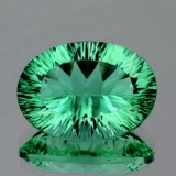 Natural AAA Paraiba Green Fluorite {Flawless-VVS1}