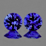 Natural Premium Violet Blue Sapphire Pair Untreated -FL