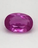 Natural Untreated Burma Pink Sapphire - Grs Certified
