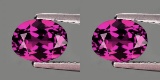 Natural Pinkish Purple Rhodolite Garnet Pair 7x5 MM