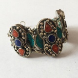 Tibet Hand Made Multi Stone Bracelet
