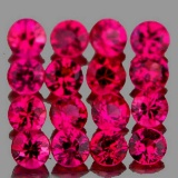 Natural Red Burma Ruby 35 Pcs - Untreated