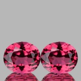 Natural AAA Pink Tourmaline Pair{Flawless-VVS}
