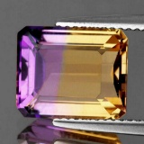 NATURAL ANAHI AMETRINE FROM BOLIVIA 16x12 MM - FL