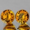 Natural Golden Yellow Mali Garnet Pair{Flawless-VVS1}